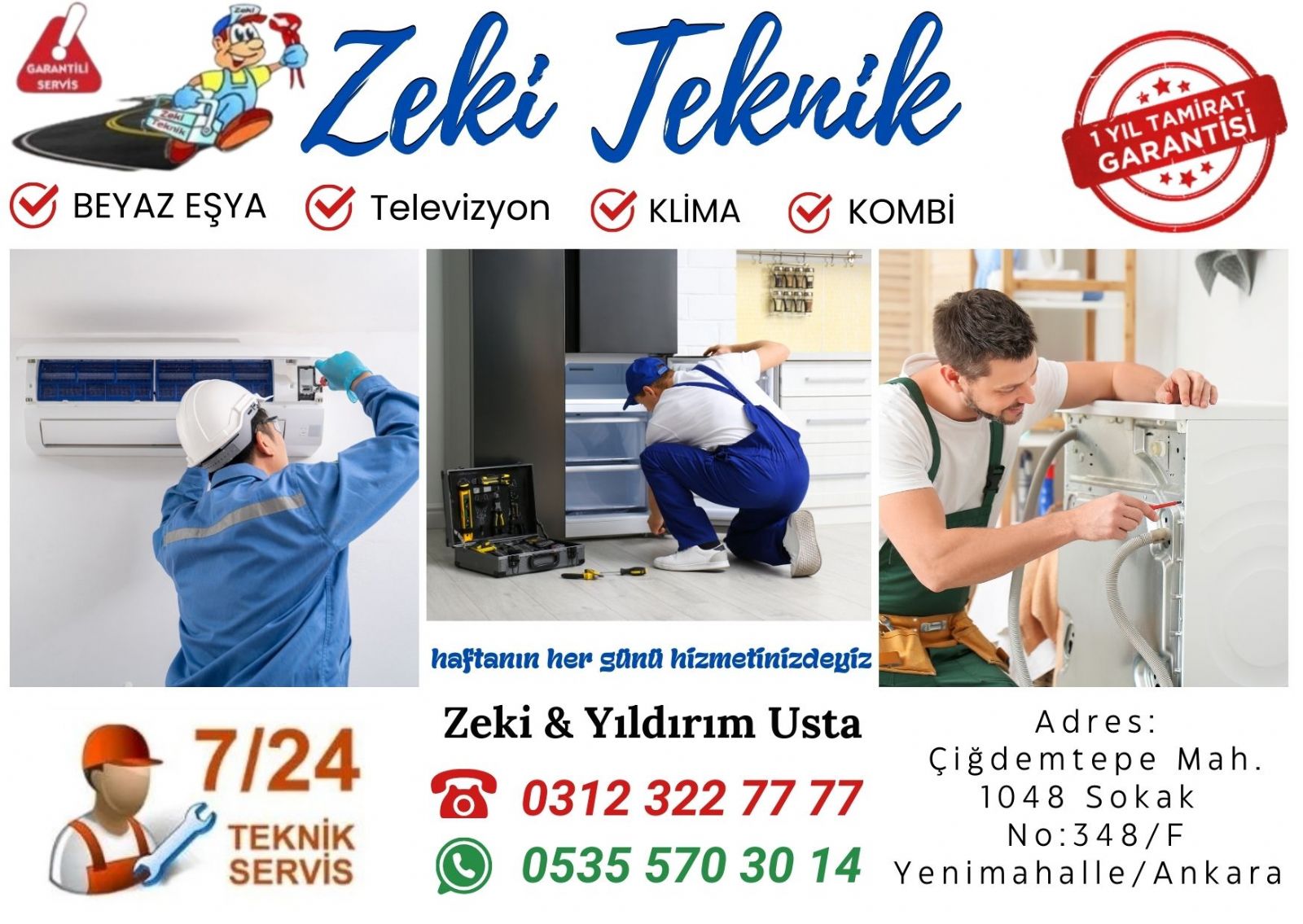 Şentepe Beyaz Eşya Tamircisi